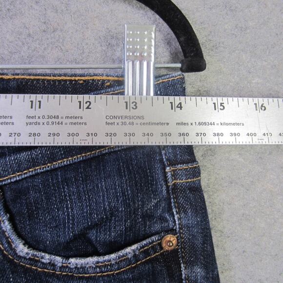 Red Engine Jeans Womens 26 Blue Bootcut Made in USA Flare Leg Stretch Denim - Picture 3 of 11